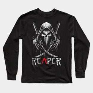 Reaper: The Dark Guardian | Grim Reaper Dark Art Nior Long Sleeve T-Shirt